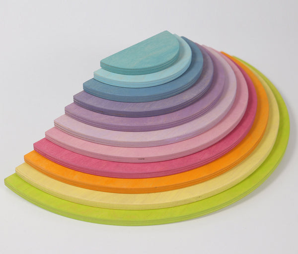 Grimm's Rainbow Semi Circles in Pastel