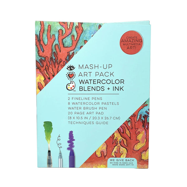 iHeartArt - Art Pack Mash Up Watercolor Blends + Ink