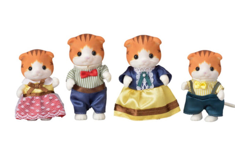 Sylvanian Families Maple Cat Family