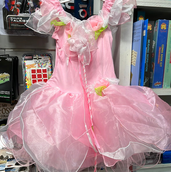 Fairy Girls - Wish Fairy Dress with Wishing Wand - Pink