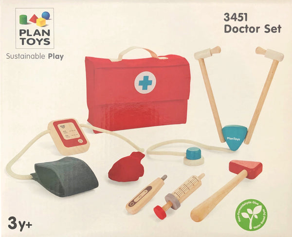 Plan Toys - Wooden Doctor Play Set