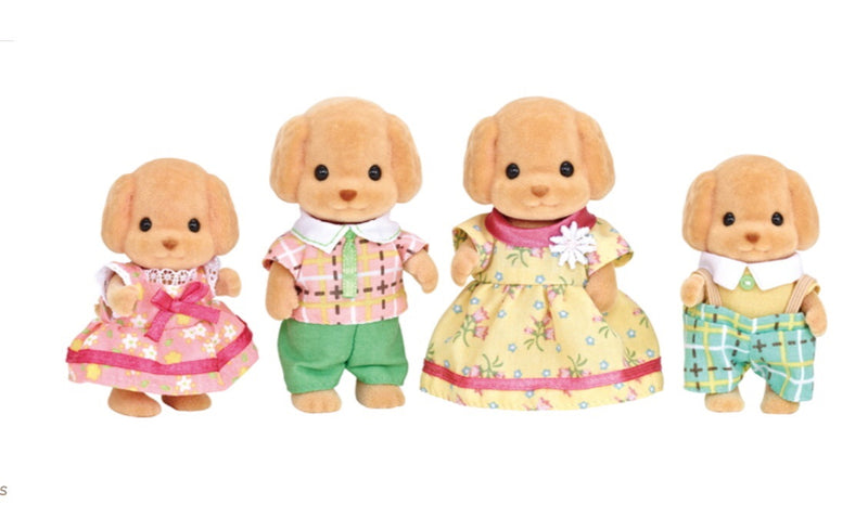 Sylvanian Families Toy Poodle Family