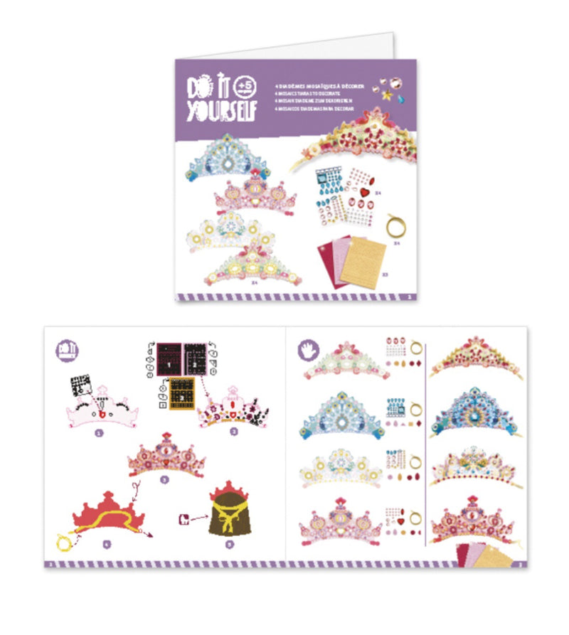 Djeco - Do it Yourself Mosaic Tiara Kit