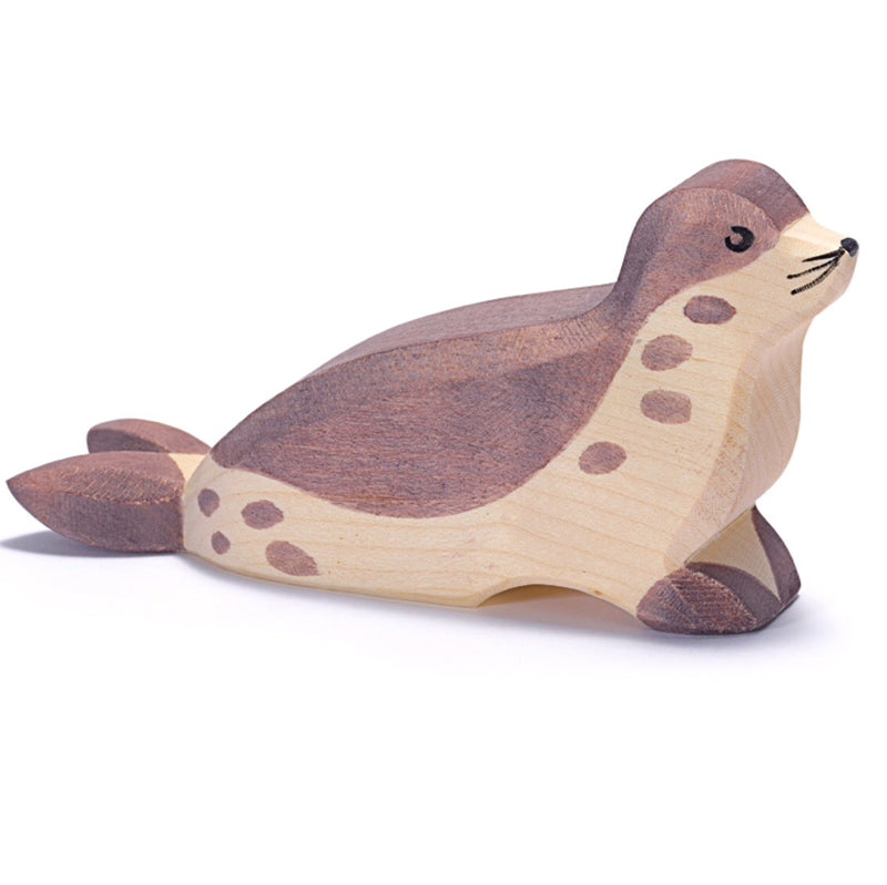 Ostheimer Wooden Sea Lion Head Low