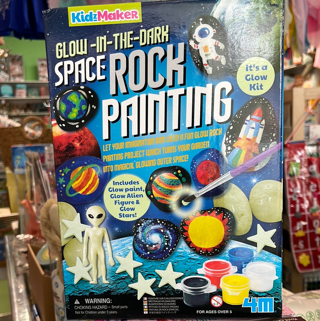 Kidzmaker Glow-in-the-dark Space Rock Painting – Childplay Melbourne