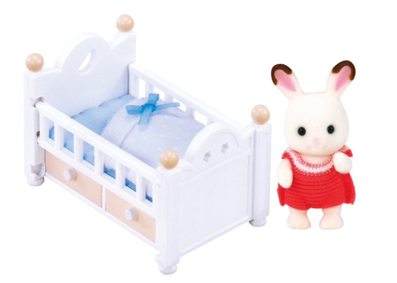 Sylvanian Families Chocolate Rabbit Baby Set