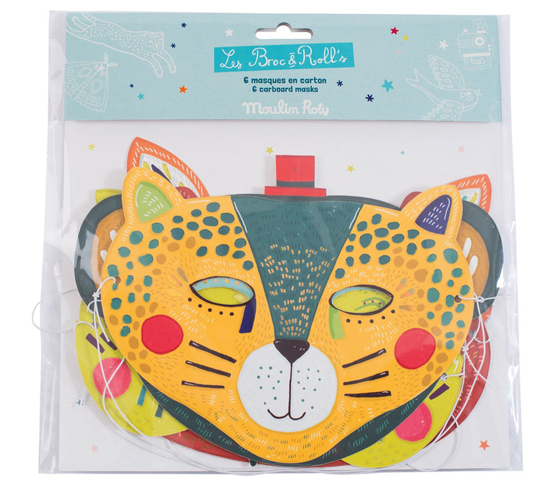 6 gorgeous masks perfect for playing dress ups and using imagination!