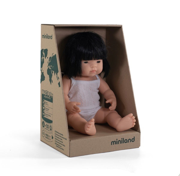 Miniland - Vinyl Doll 38 cm Asian Girl