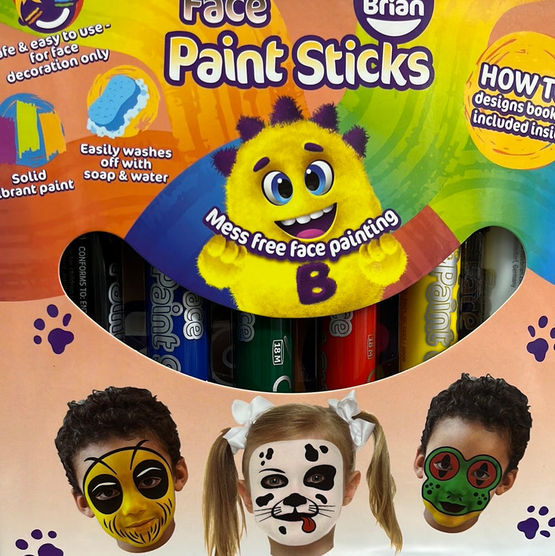 Face Paint Sticks - 6 pack