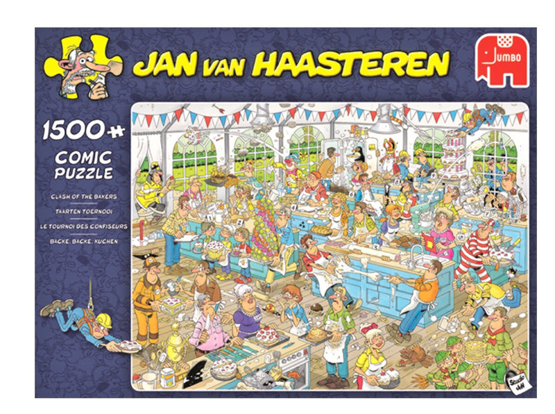 Jumbo  - Jan van Haasteren Jigsaw Puzzle 1500 piece, Clash of the Bakers