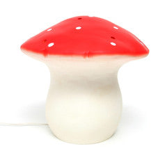 Heico Large Mushroom Night Light - Red