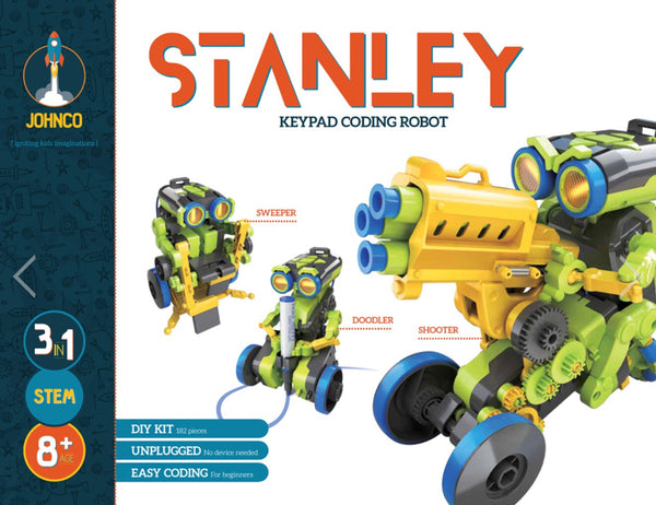Johnco - Stanley : 3-in-1 Keypad Coding Robot