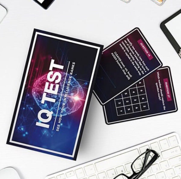 IQ TEST Cards