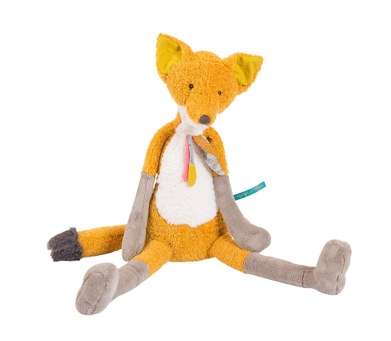 Moulin roty large fox is a wonderful present for any new born baby and child. Full of personality