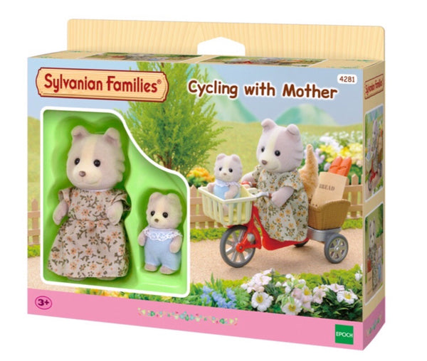 Sylvanian Families Cycling with Mother