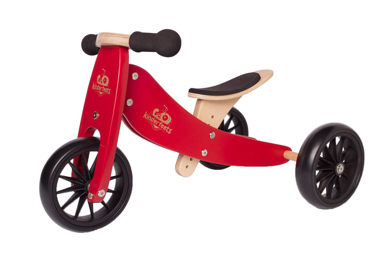 Kinderfeets - Tiny Tot 2-in-1 Trike Cherry Red