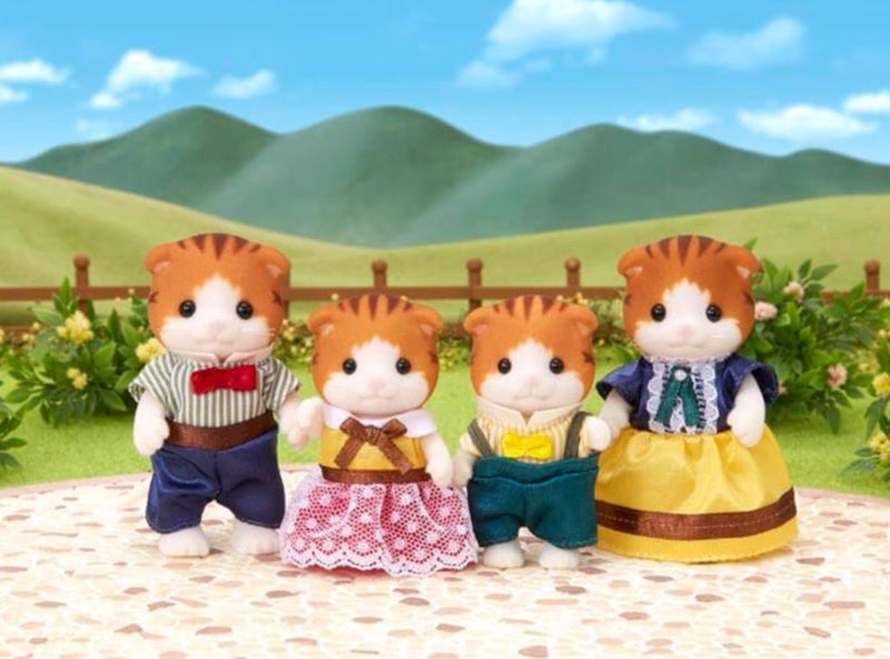 Sylvanian Families Maple Cat Family