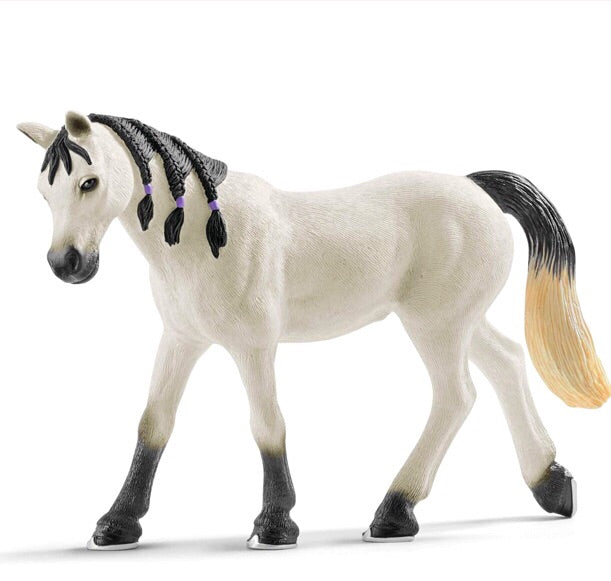 Schleich Arabian Mare is a unique horse for any collection. Detailed mane braiding and an interesting coloured tail. Recommended age 5-12 years