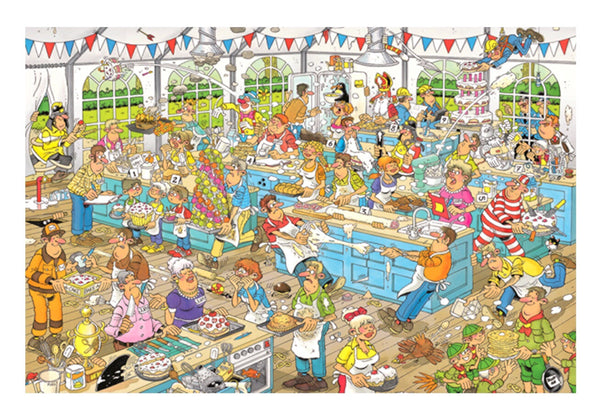 Jumbo  - Jan van Haasteren Jigsaw Puzzle 1500 piece, Clash of the Bakers