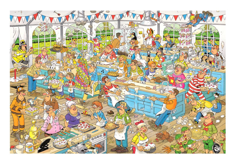 Jumbo  - Jan van Haasteren Jigsaw Puzzle 1500 piece, Clash of the Bakers