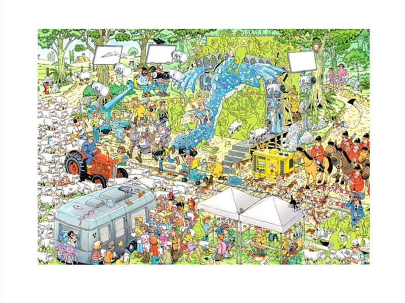 Jumbo  - Jan van Haasteren Jigsaw Puzzle 1000 piece, The Film Set