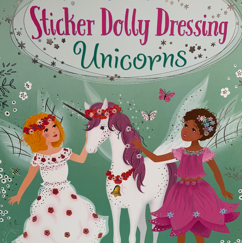 Sticker Dolly Dressing Unicorns