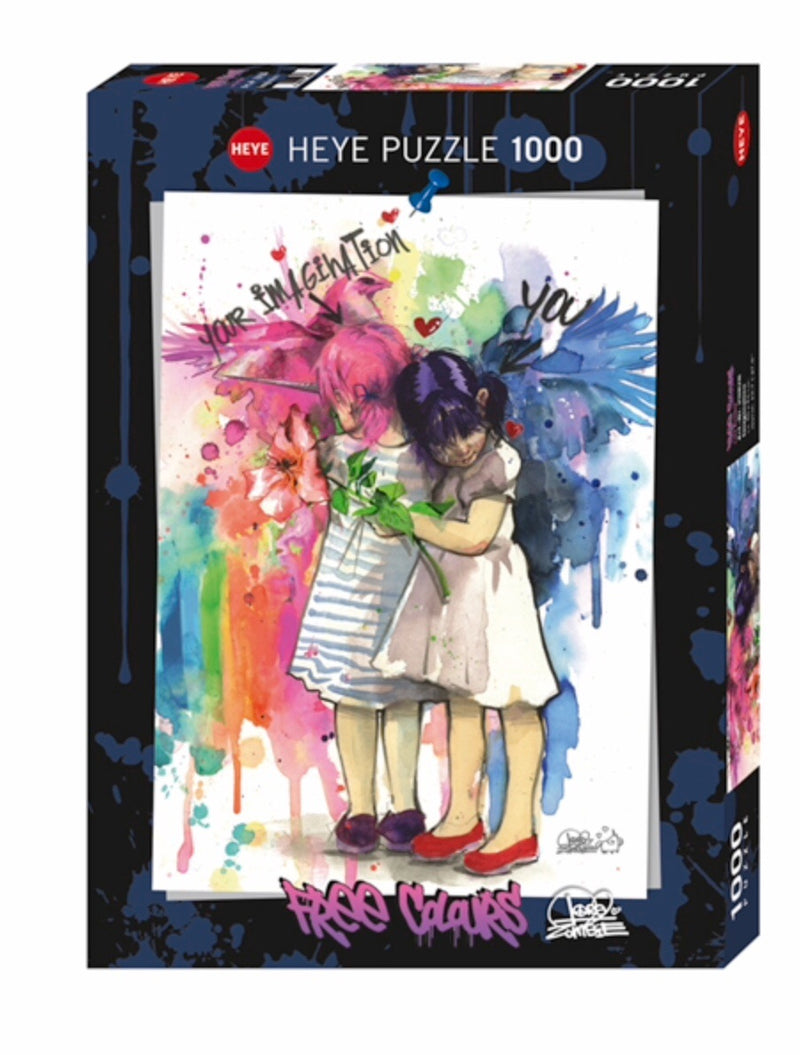 Heye  - Puzzle 1000 piece Free Colours,  Imagination