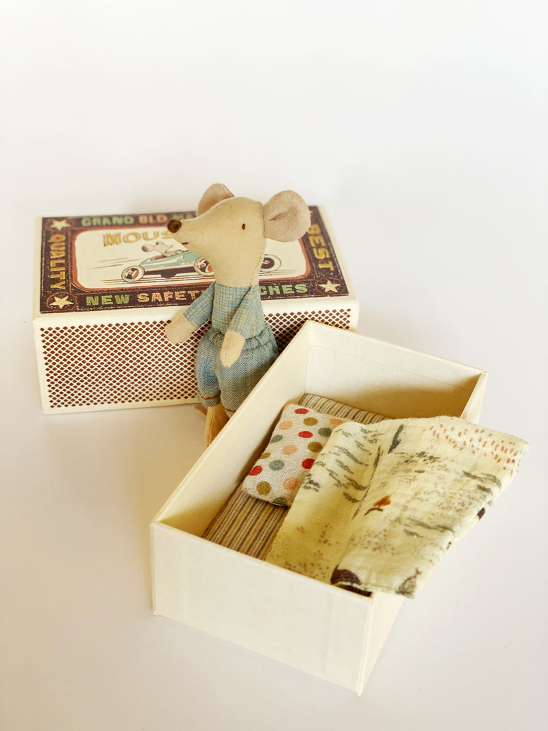 Maileg -  Little Brother Mouse In Box