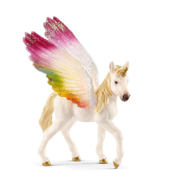 Schleich Unicorns - Winged Rainbow Unicorn Foal