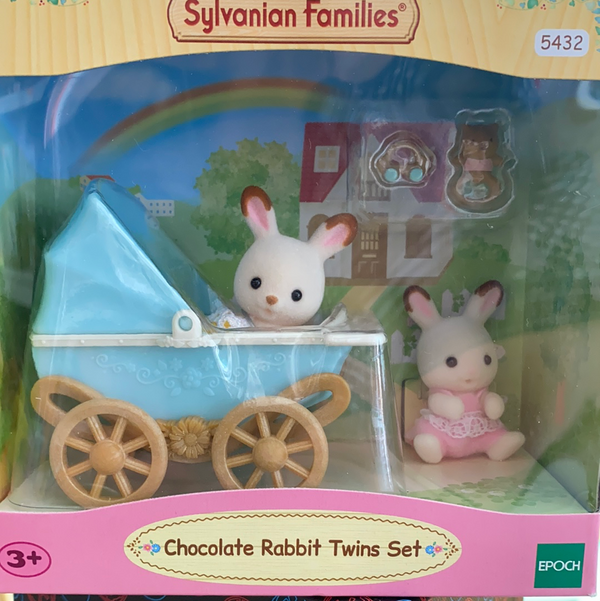 Sylvanian Families Chocolate Rabbit Twin Set