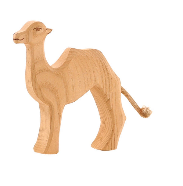 small hand carved wooden camel by ostheimers