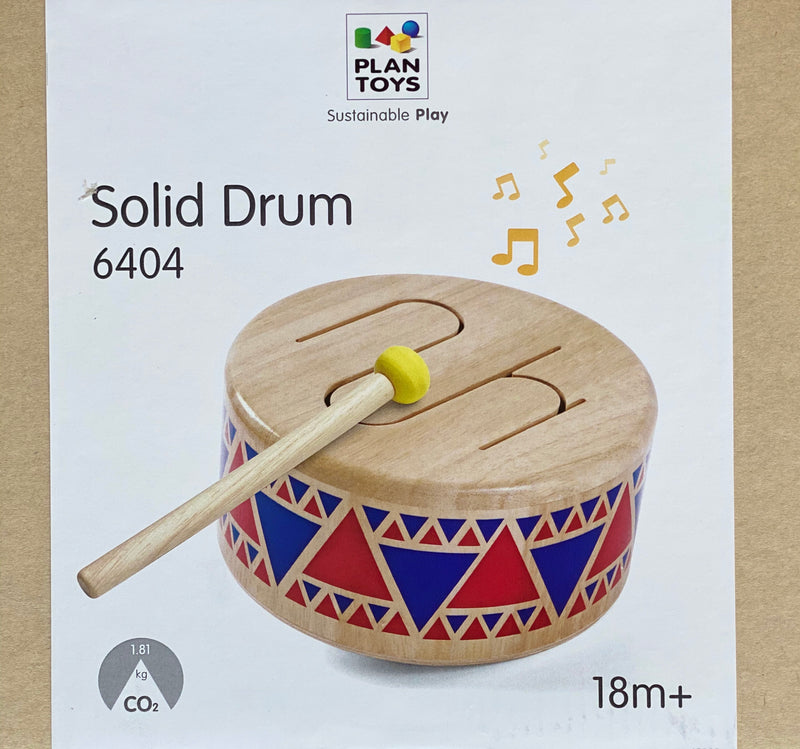 Plan Toys - Solid Drum Wooden