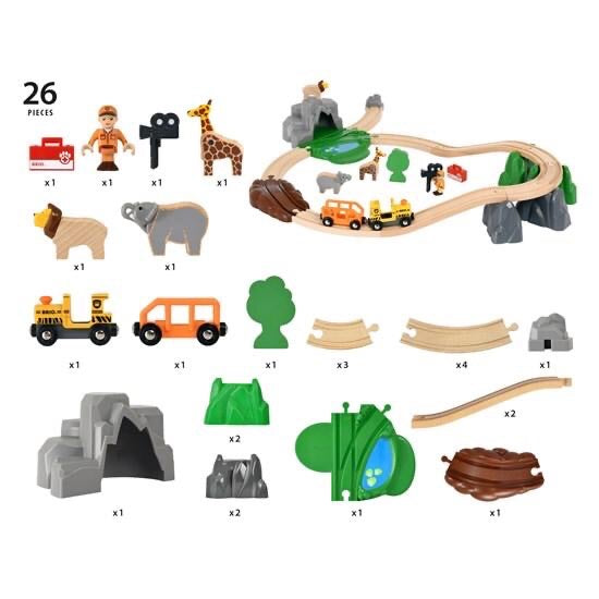 Brio - 26 Piece Safari Adventure Set