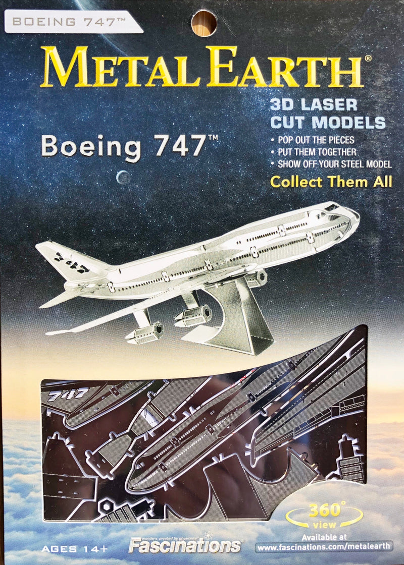 Metal Earth - 3D Metal Model Kit , Boeing  747