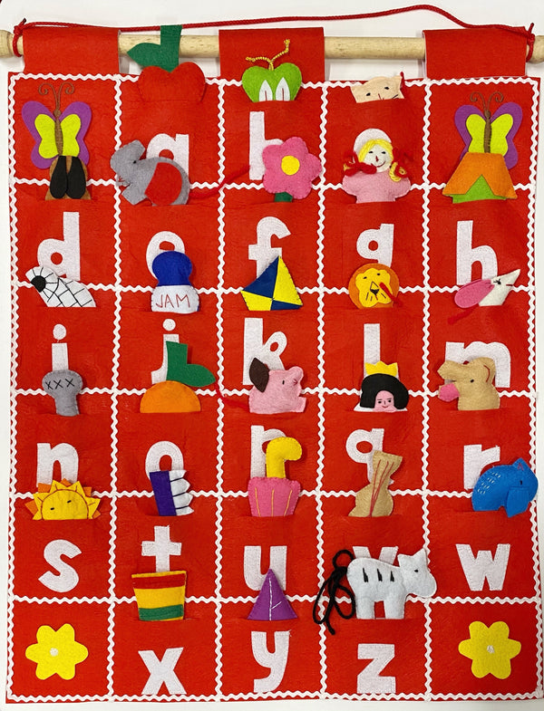 Wall Hanging Alphabet, Felt