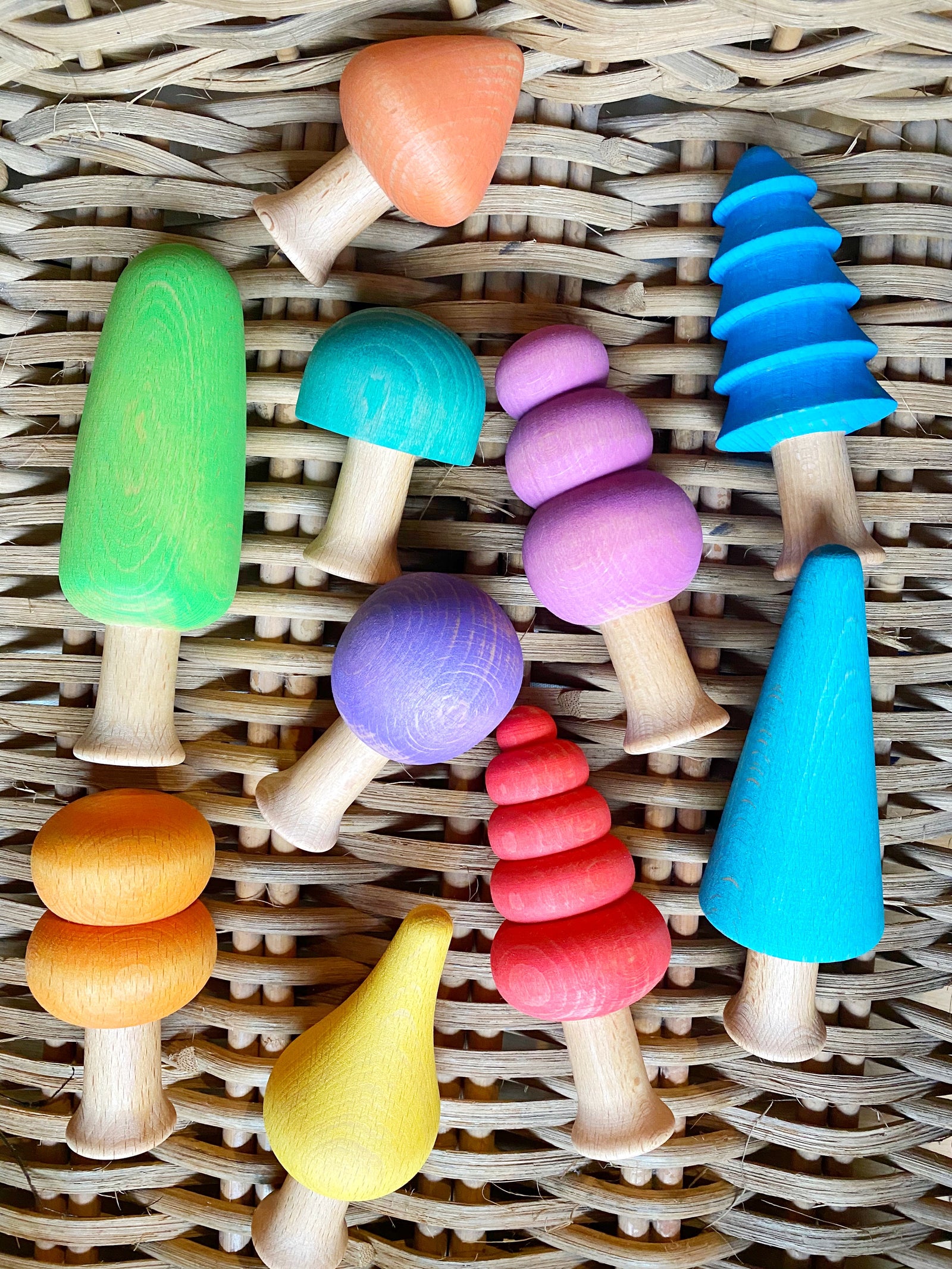 Ocamora | Wooden Toys Australia | Ocamora Forest Trees 10 pieces