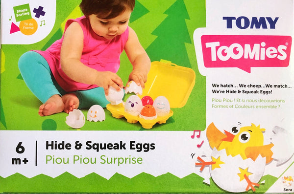 Tomy - Hide & Squeak Eggs