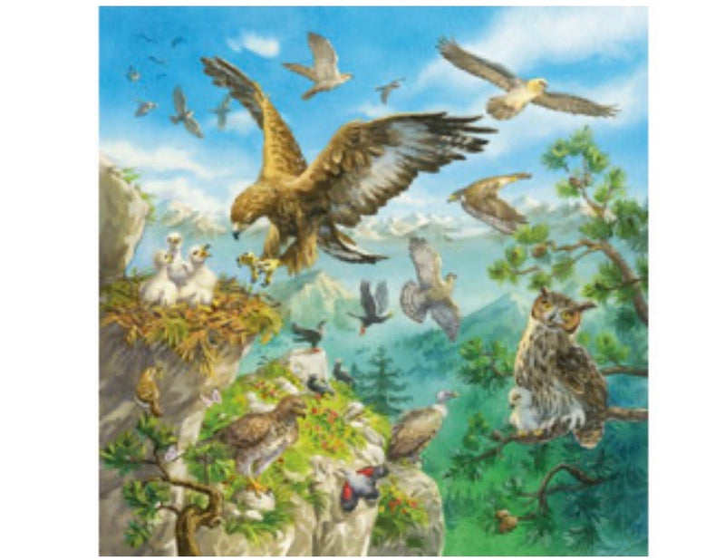 Ravensburger - Jigsaw Puzzle, 3 x49 Pieces, Animals in Their Habitats