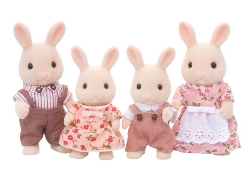 Sylvanian Families Milk Rabbit Family