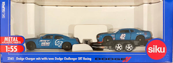 SIKU - Dodge Charger with Dodge Challenger SRT Racing
