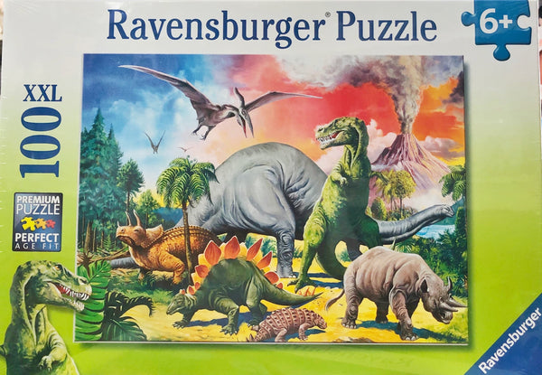 Jigsaw puzzles are wonderful for everyone. Among the Dinosaurs is a great detailed puzzle of Dinosaurs & wild animals. Recommended age 6+ 