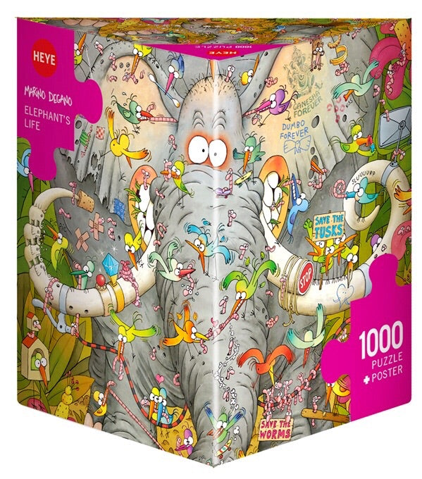 Heye - Puzzle 1000 piece Elephant