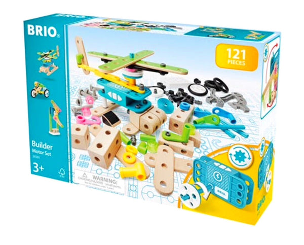 Use your imagination to create any number of objects and then build some more. Manufactured to Brio's high standards and from FSC Certified wood. Recommended age 3 +