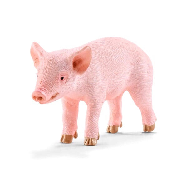 Piglets are born with numerous siblings. Usually a littler comprises 10-14 animals. Impressive Schleich detail of the hooves and tail. Size height 3 cm,  length 5.5 cm , width 2 cm 