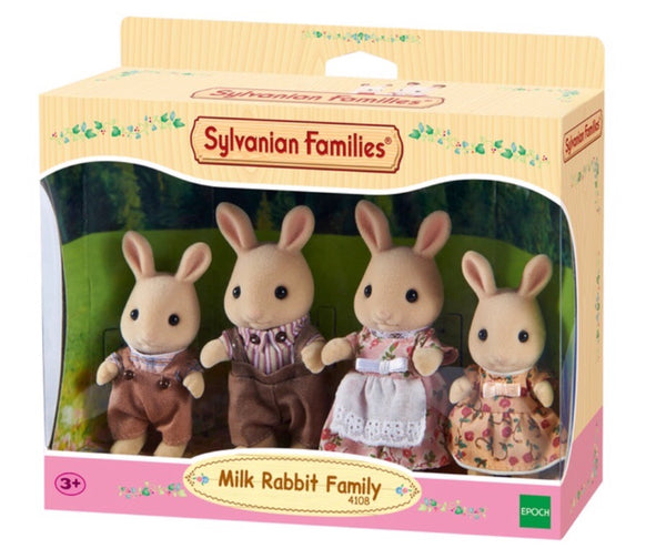 Sylvanian Families Milk Rabbit Family