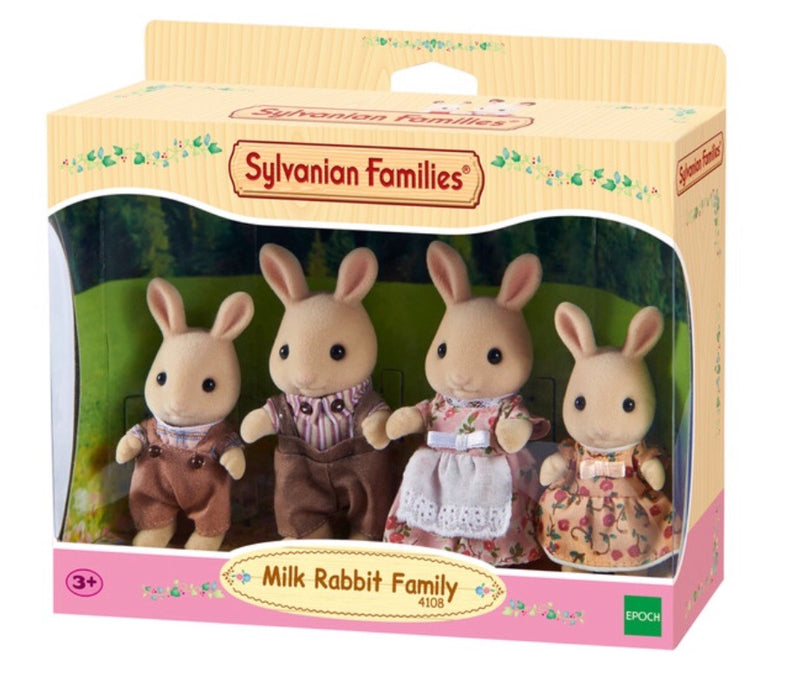 Sylvanian Families Milk Rabbit Family