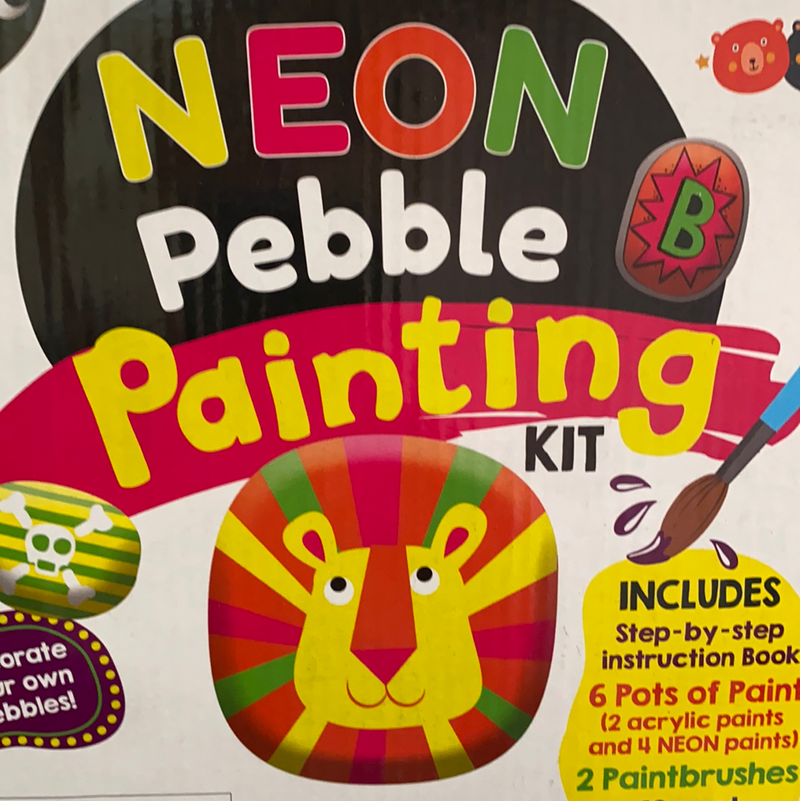 Pebble Painting - Neon