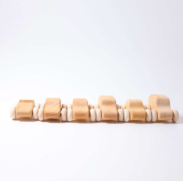 Grimm’s - Natural Wooden Cars 6 pieces