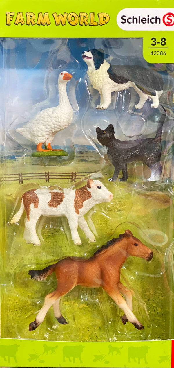 Schleich Farm Life - 5 Assorted Animals Farm Set