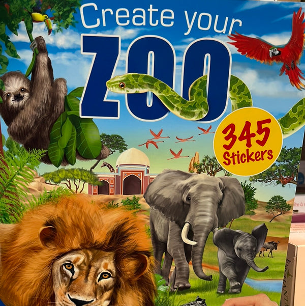 Create your Zoo; 345 stickers